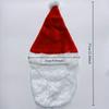 1PC novel Christmas hat (with plush beard), exquisite Santa Claus role-playing, suitable for Christmas surprise gifts