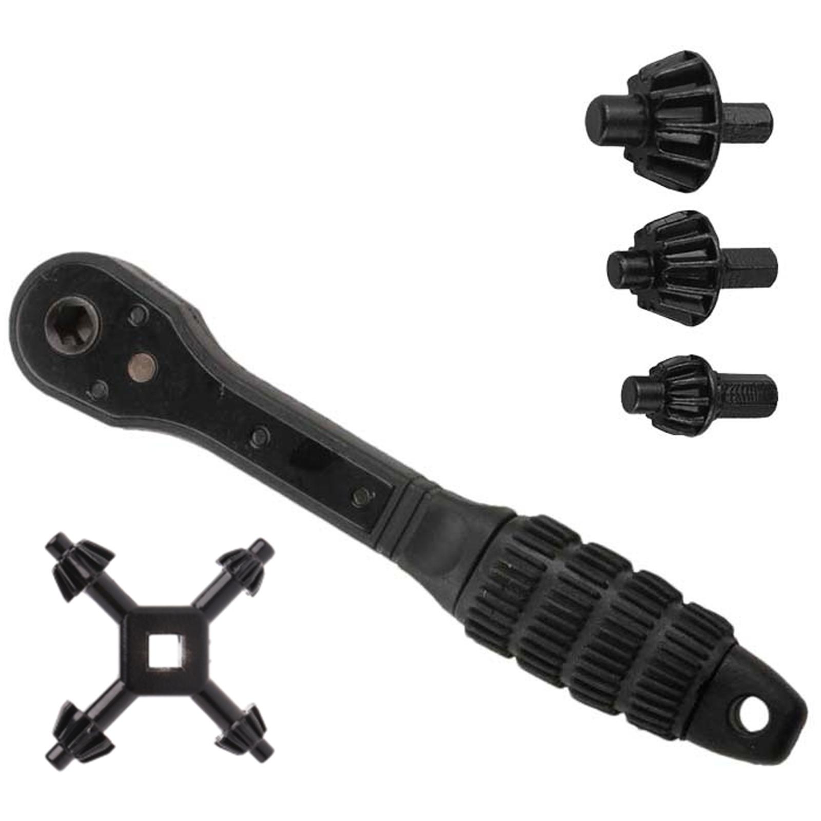 

Набор ключей-трещоток 2 в 1 и ключей для патрона 4 в 1 3 размеров 10 мм, 13 мм, 16 мм для электродрелей