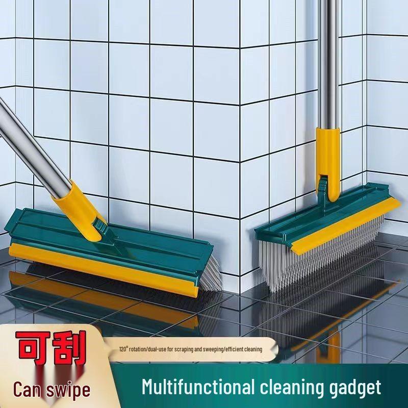 

Многофункциональная щетка для чистки ванной плитки и швов с жесткой щетиной белый