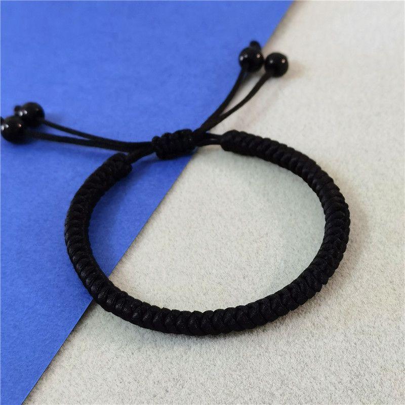 

Набор материалов для парного рукоделия Узел Дордже Переводные бусины Self-woven/2 separate black threads without beads