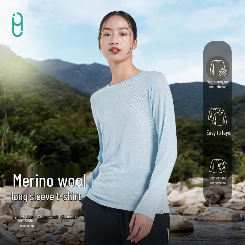 

Женский свитер из мериносовой шерсти с круглым вырезом M