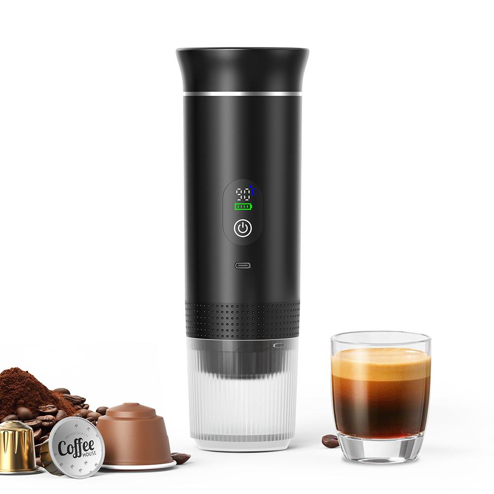 Macchina per Caffè Espresso Portatile Macchina per Caffè a Capsule Automatica Hot Cold Brew da Esterno Viaggio Mini Macchina per Caffè per Casa
