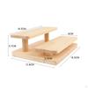 Display Riser Storage Organizer Cupcakes Holder Showcase Fixtures Wood Shelf Shelves for
