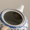 Wysokiej jakości czajniczek Ru kiln z gałęzią lotosu w stylu antycznym do parzenia herbaty Domowy ceramiczny zestaw do herbaty Kung Fu Pojedynczy czajniczek z otwartym ustnikiem luksusowa duża pojemność