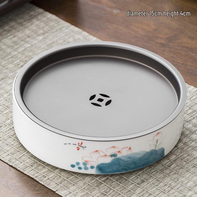 Shangqi Hand-painted Ceramic Teapot Tray