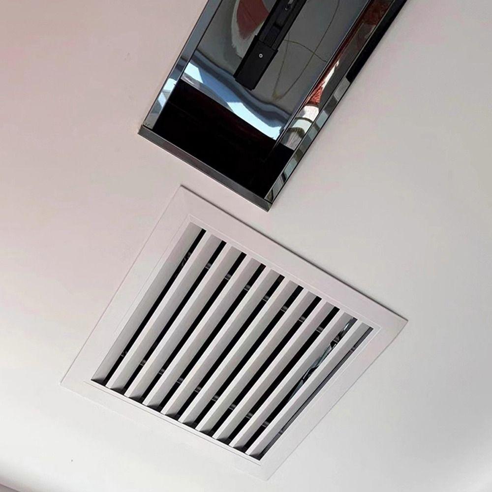 High Quality Aluminum Alloy Air Vent Grille White Square Gable Vent Gable Wall Shed Vent Attics for Houses