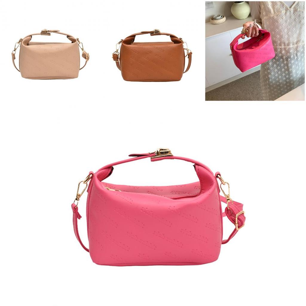 Modern Pillow Shape Shoulder Bag Pu Fabric With Mobile Pocket For Street Style