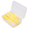 30pcs   Box Interdental Brush Tooth Cleaning Tool Orthodontic Dental Tool Teeth CleanerYellow