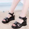 New wedge heel sandals waterproof table heightened thick sole high heel women's fish mouth shoes