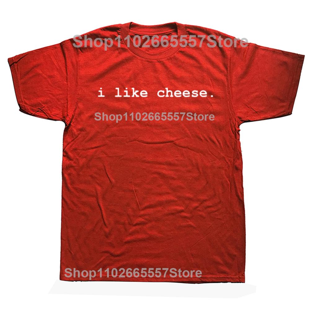 

Funny I Like Cheese Minimalist Graphic Tshirts Men Womens Fashion Casual Tshirt 100 Cotton Loose Oversized T Shirt S