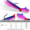 VIB Metal Jig Sinking Lure with Feather Hair Hook