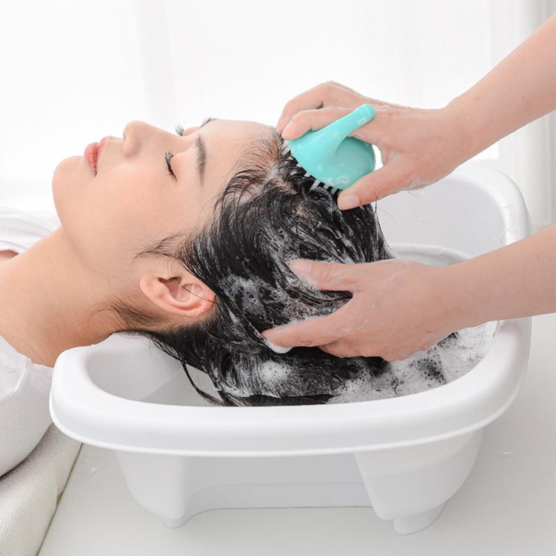 1ks opěrka krku v posteli umyvadlo na mytí vlasů pro dřez vybavení salonu pro vlasy přenosná nádoba na šampon umyvadlo koupelnové doplňky