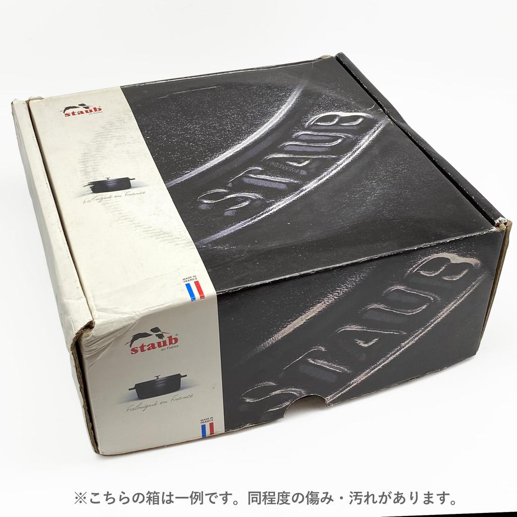 Staub Pico Cocotte Round 1102206 Enamel Pot, 22cm, Cherry, (Product Number 40509-825-0), [Used]