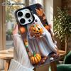 Phone Case: 2D Flat Design, Suitable for iPhone 18 17 16 15 14 13Pro In Rainbow Silver, Couple Style, Pumpkin Ghost, Christmas and Halloween Gifts