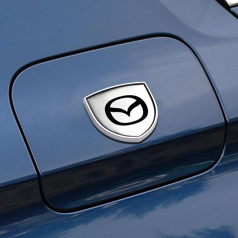 1Pcs 3D Metal Auto Door Shield Emblem Car Body Badge Sticker Styling For Mazda 3 6 CX5 2 CX3 CX9 MX5 RX8 Axela Demio MS CX5 2 Axela Demio Atenza MS GJ