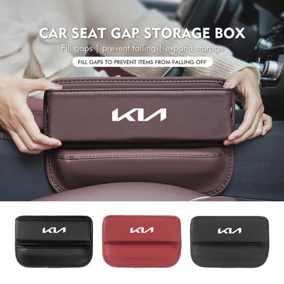 Leren Opbergdoos met Gevuldop voor Autostoel, Bekerhouder Accessoires Voor K5 K2 Optima Soul Spectra Niro Cadenza Sephia Carens