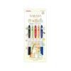 Zebra Gel Pen Sarasa Clip 0.5mm Sumikko Gurashi Limited 5 Color Set A JJ29-SG-5CA Smooth Writing, Vivid Ink, Binder Clip