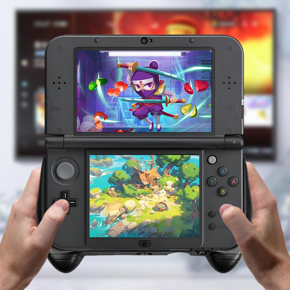 Hand Grip Handle Stand with Kick-Stand Handle Console Grip Controller Grip Case Hand Grip Holder for Nintendo New 3DS XL LL
