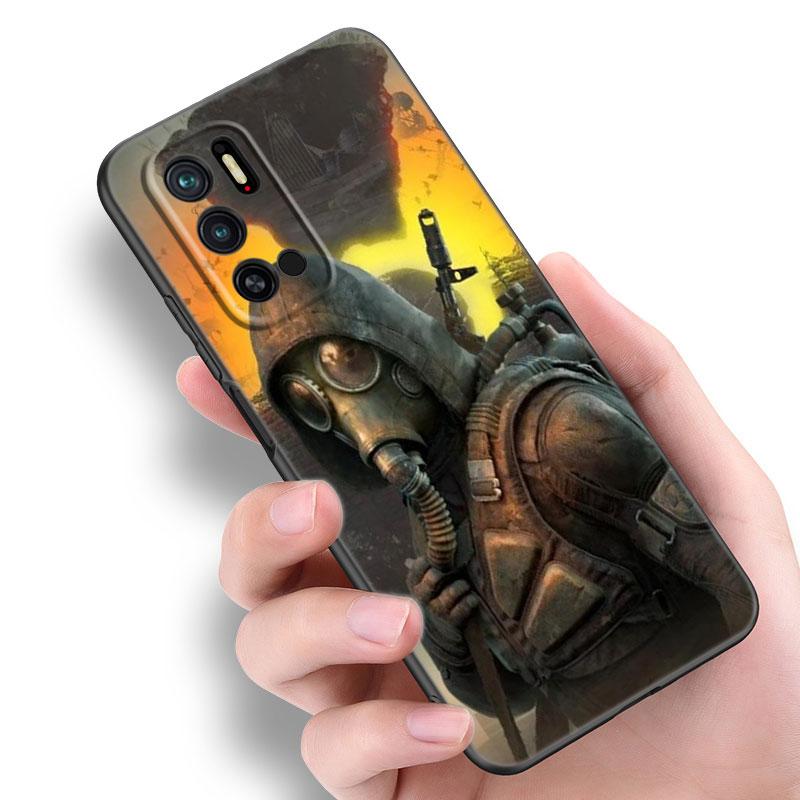 Silikonový kryt na telefon Game Stalker Clear Sky Black pro Xiaomi Redmi Note 10 11 11S 12 13 4G 8 9 11T Pro 5G Plus 8T 9S 10S 12S
