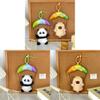 Parachute Panda Capybara Plush Animal Keychain Pendant Decoration Gift Kids