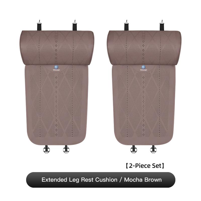 LMN1 VW 2026 Hot Car Seat Leg Support Cushion Breathable Non-Slip Mat Cover For VW GTI Tiguan Passat Golf Polo Magotan ID.3 T5 Arteon