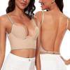 Sutiene Bebetter pentru Spate Jos compatibile Femei - Sutiene Seamless cu Decolteu Adânc în U pe Spate, Fără Spate, Convertibile Multi-way, Decolteu Jos, Spate Deschis, Sutiene tip Halter 25-26