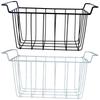 Metal Grids Refrigerator Baskets Corrosion Resistant Kitchen Organization Tool