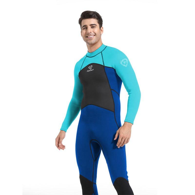 Herren 3mm Ganzkörper-Neoprenanzug Surfen Tauchen Schnorcheln Winterbaden UV-Schutz Schnelltrocknend Thermisch