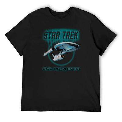 Star Trek: Camiseta Vintage Glow Espacio La Serie Original La Frontera Final