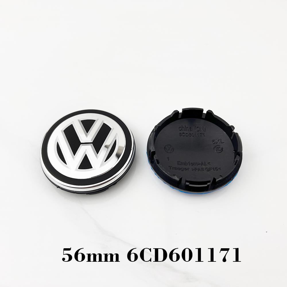 VW Car Styling 4Pcs 56/65/70mm Wheel Center Hub Caps Cover For Volkswagen Vw Tiguan Jetta Mk6 Scirocco Polo Touran Golf Rline GTI
