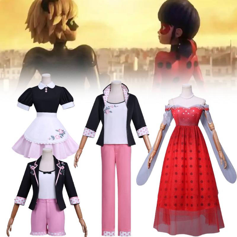 Cosplay Ladybug Costume Clothing Halloween Party Stage Performance