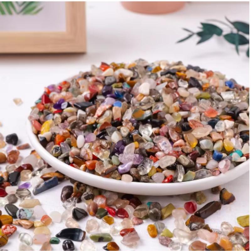 Natural Stones Mixed Crystal Material Crystal Gravel Stone Chips Ore Minerals Reiki Specimen Gemstones Aquarium Decoration