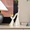 Minimalist Nordic High-end Niche Decoration Wine Cabinet Modern Soft Decoration Room Home Decor Creative Elegant Cat Handicrafts