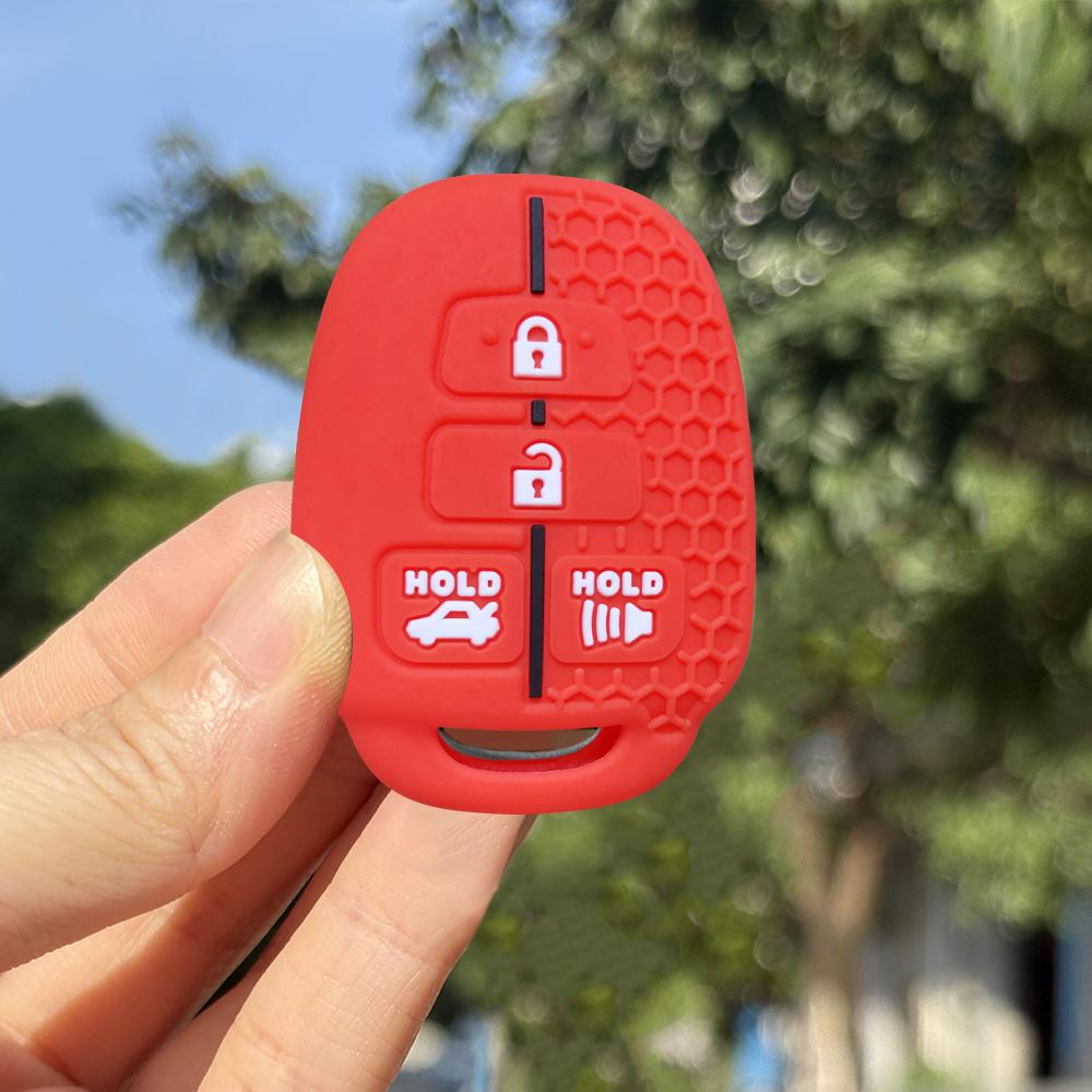

Key Fob Cover Protection For Toyota Prius C Rav4 Tacoma Vios Prius C Highlander Camry 50 Corolla Keychain Holder