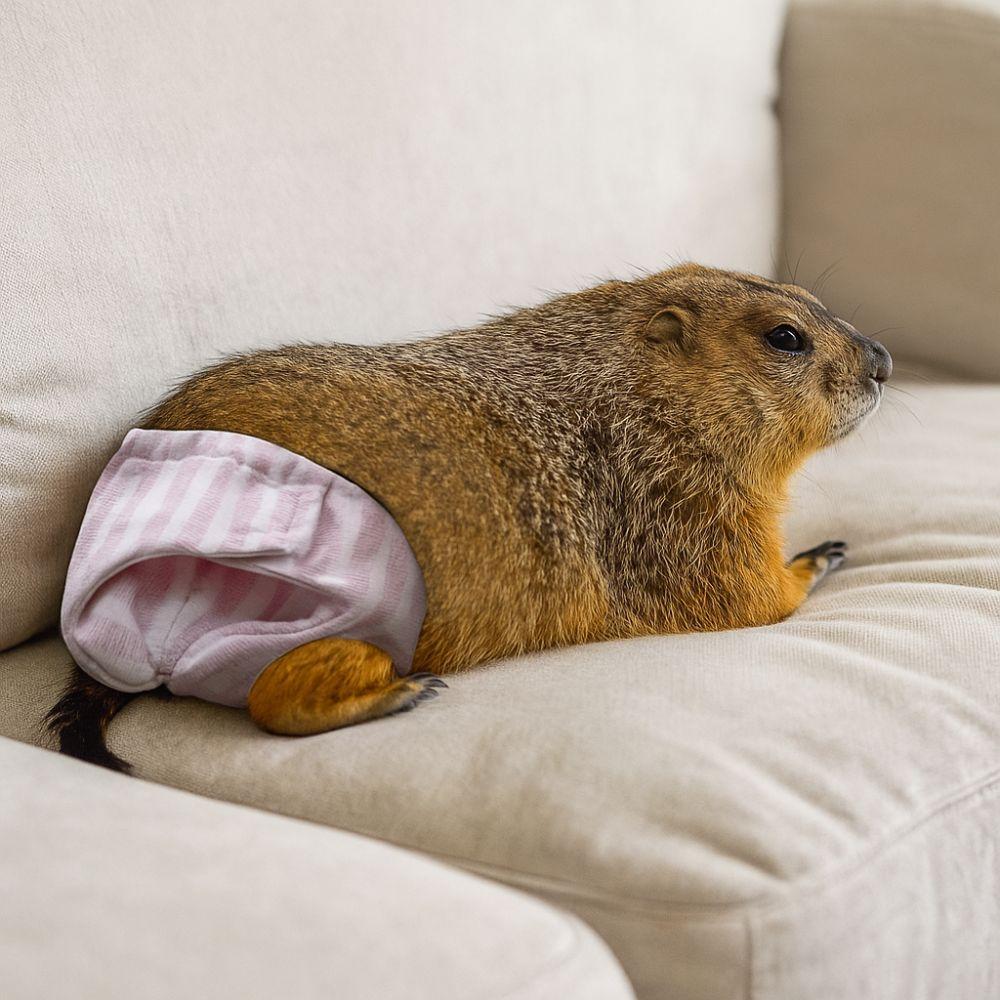 Leak-Proof Squirrel Physiological Underwear Breathable Pet Menstruation Diaper Incontinence