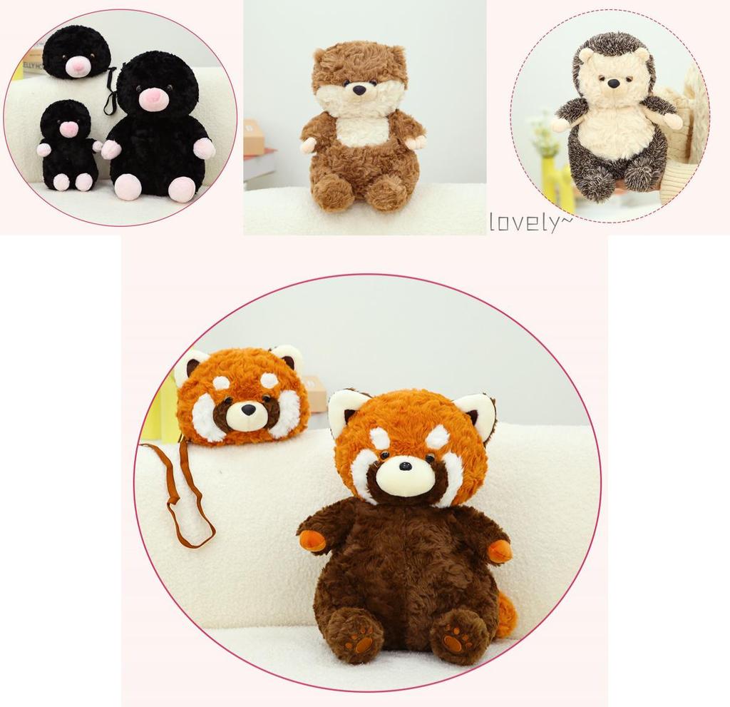 Adorable New Cute Panda Plush Toy Cozy Animal Otter Stuffed Sleep Buddy Bag