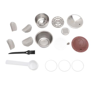 Cápsula de Café em Aço Inoxidável Fácil de Limpar Tampa de Silicone Portátil Multifuncional para Casa Escritório