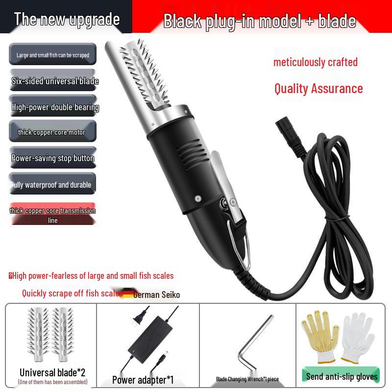 Fully Automatic Electric Fish Scaler & Scale Remover Tool