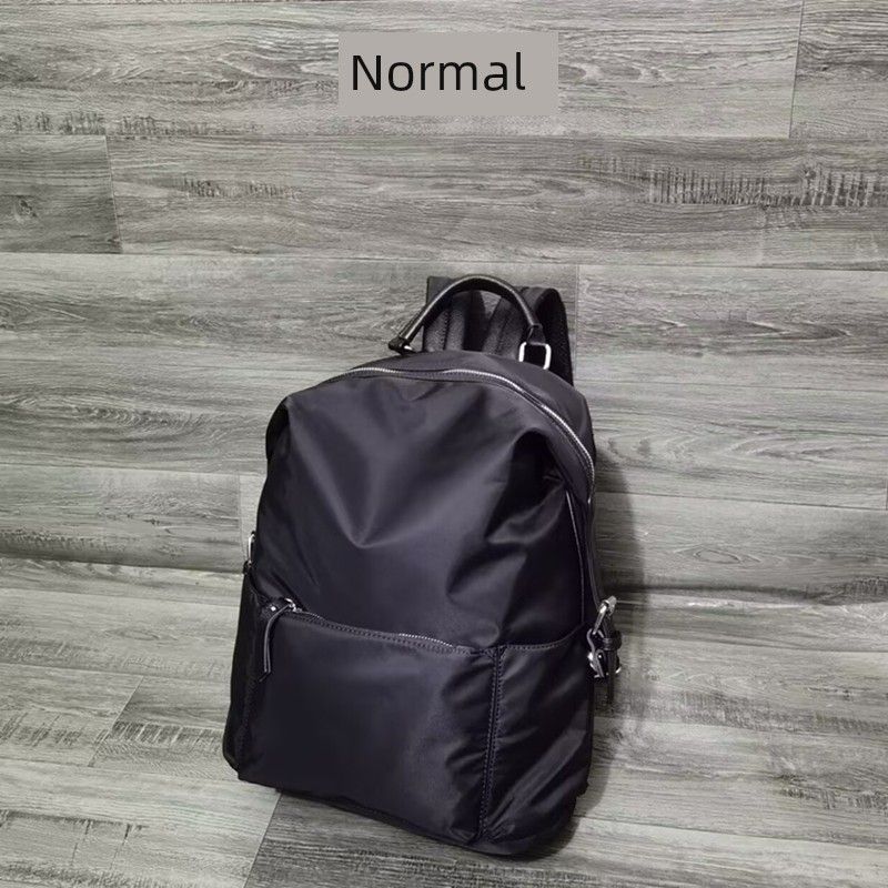 

Backpack for Women 2025 New Oxford Cloth Waterproof Lightweight and Large Capacity Computer Hiking Travel Bag Backpack Schoolbag for Men Black normal