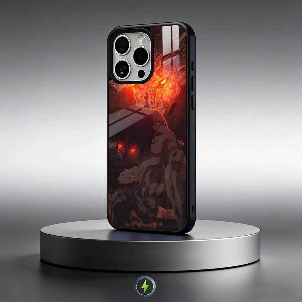Anime B-Baki Hanma Phone Case For iPhone17,16,15,14,13,12,11 Plus,Pro Max Magnetic For Magsafe Wireless Charging