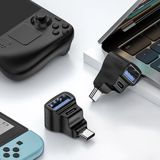 

Адаптер USB-C на USB-C USB-A Mirroring 8K 60 Гц Экран Зарядка 20 Гбит/с 100 Вт U-образный адаптер Передача данных