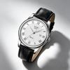 Unisex Quarzuhr SKMEI Römische Ziffern Lederarmband 30M Wasserdicht 9058