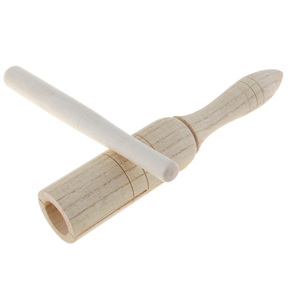 Sound Tube Holz Krähe Kind Geschenk Holz Sounder Musical Spielzeug Percussion Kinder Bildung Instrument