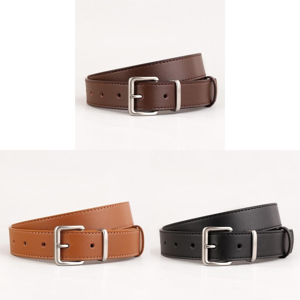 Style Genuine Leather Belt For Women With Alloy Pin Closure Suitable For Casual Outfits