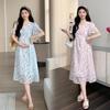 Maternity Wear: 2026 Summer Korean Floral Dress - Fresh, Age-Reducing, and Sweet Loose Fit