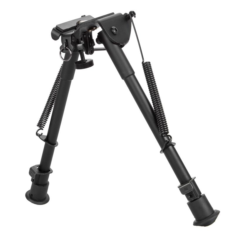 Bipod Hunting Rifle Bipod 10"to16" Adjustable Sniper Sling Swivel Mount Portable