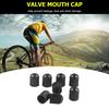 10pcs Tire Valve Cover Plastic Valve Stem Dust Outdoor Car Bicycle Anti-resistance Repairing Elements Cover with Seal Ring