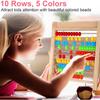 Primary School Abacus Calculation Slider with 100 Beads/Counting Sticks/Number Alphabet Cards Educational Toy Gift for Children Counting Frame