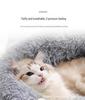 Round Plush Dog & Cat Bed Blanket - Soft Cushion Pet Sofa Mattress