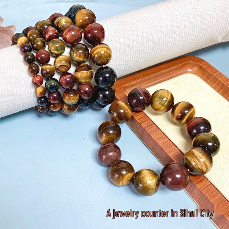 Gele Tijgeroog Steen Armband voor Mannen en Vrouwen – Modieuze Kristallen Cadeau Armband